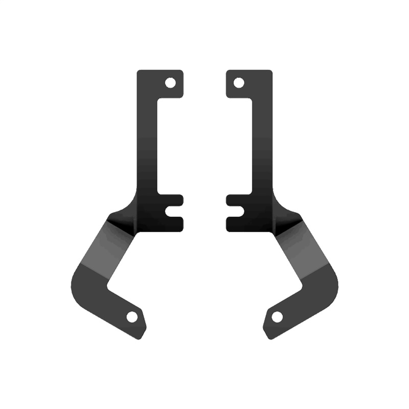 GMC Sierra 1500 Light Bar Brackets - Hood - Putco - Luminix - Black - `19-`26