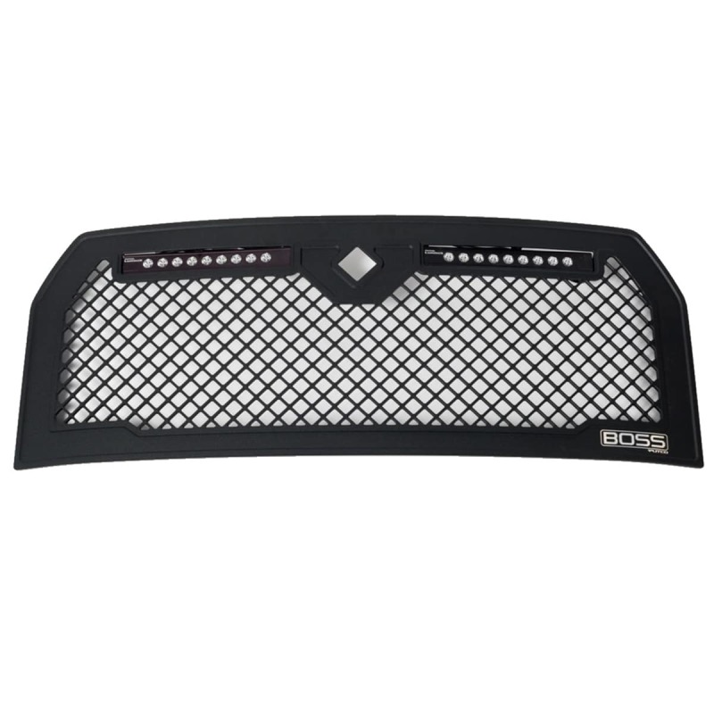 Ford F-150 Grille - Putco - Lighted Boss with Camera Cutout - Black - `15-`17