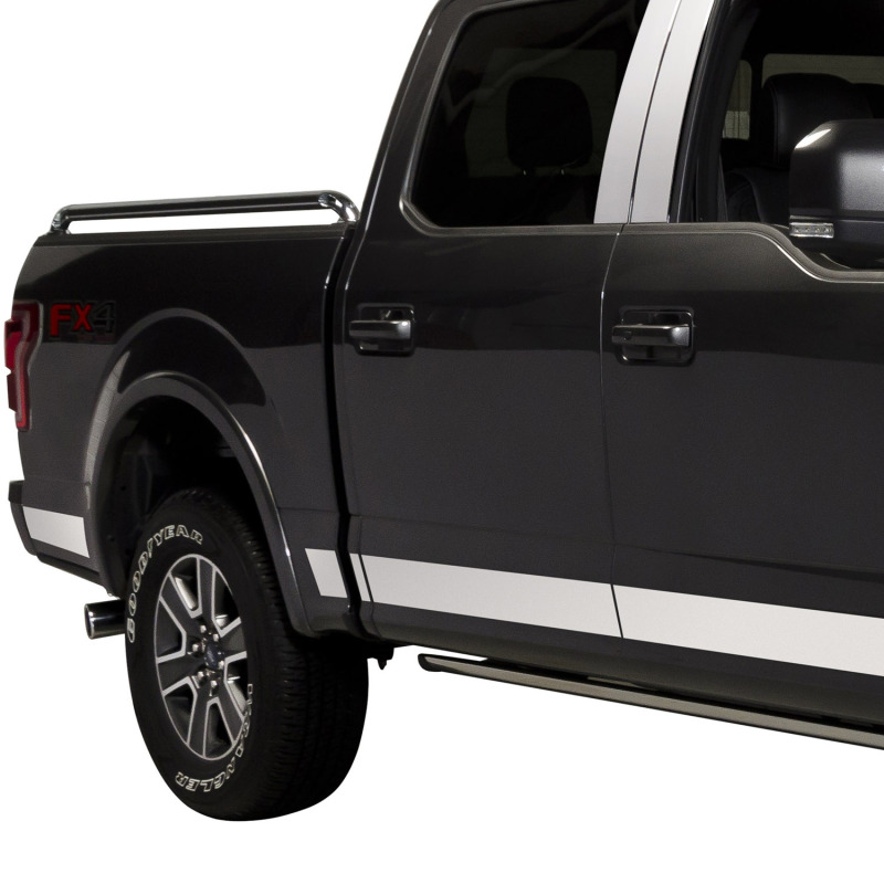 Ford F-150 Rocker Panels - Putco - Pro Stainless Steel - Polished Stainless Steel - `09-`14