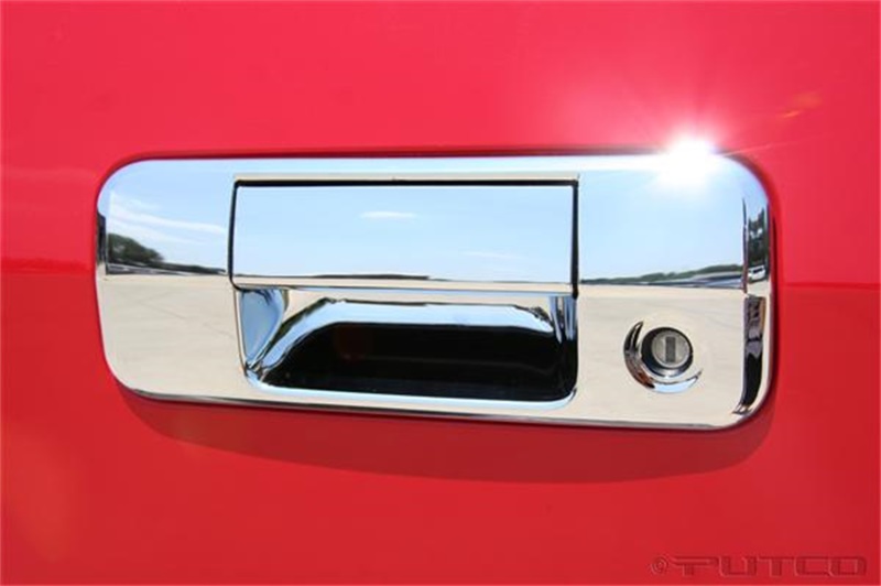 Toyota Tundra Tailgate Handle Cover - Rear - Putco - Without Backup Camera - Chrome - `07-`13