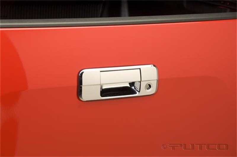 Toyota Tundra Tailgate Handle Cover - Rear - Putco - Without Backup Camera - Chrome - `07-`13