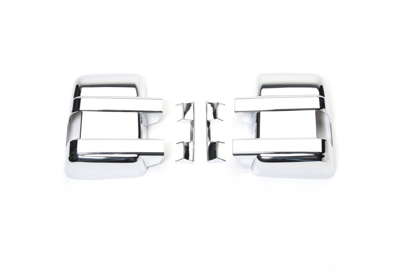 Ford F350 Mirror Covers - Putco - w/ Turn Signal - Chrome - `08-`16 Ford F350 Mirror Covers - Putco - w/ Turn Signal - Chrome - `08-`16