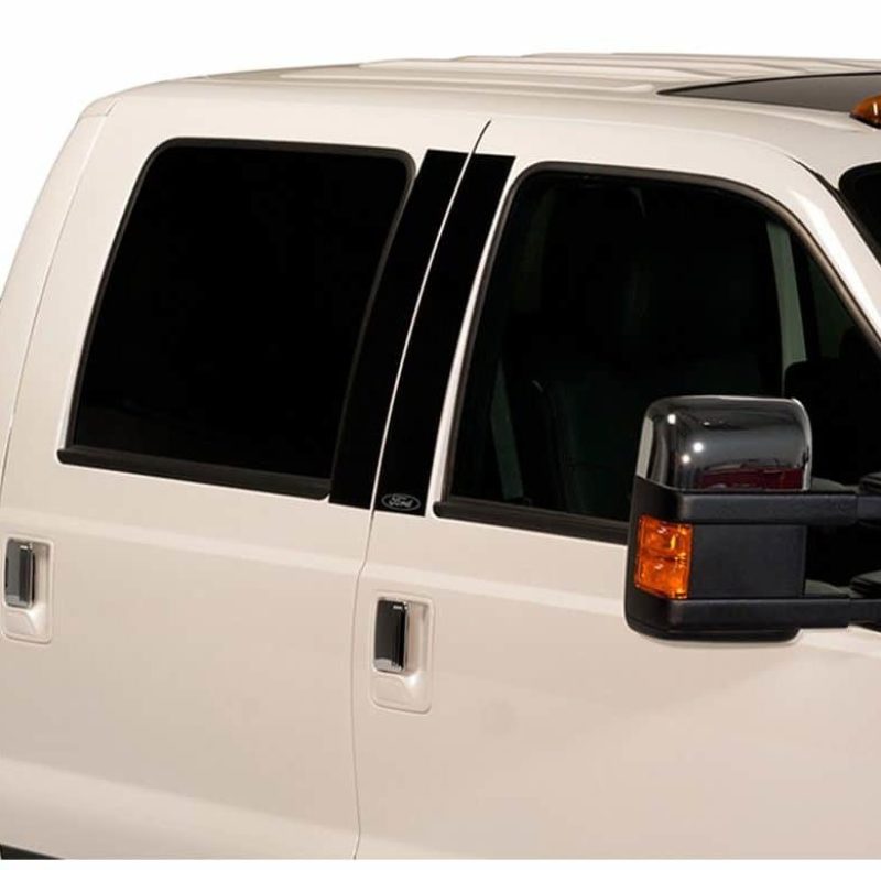Ford F-150 Pillar Post Trim - Putco - Platinum - Black - `04-`14