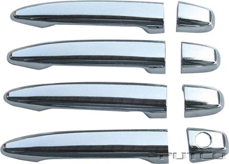 Toyota 4Runner Door Handle Covers - Front + Rear - Putco - Chrome - `05-`11 Toyota 4Runner Door Handle Covers - Front + Rear - Putco - Chrome - `05-`11