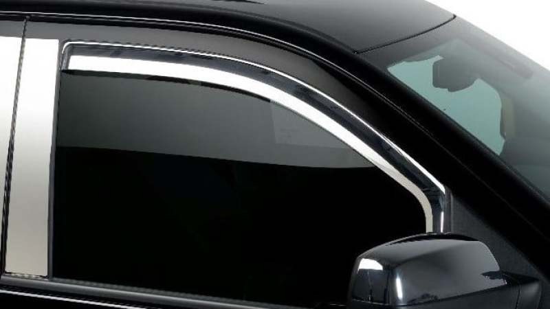 Ford F-250 Window Visors (2) - Front - Putco - Element Chrome - Chrome - `24-`27