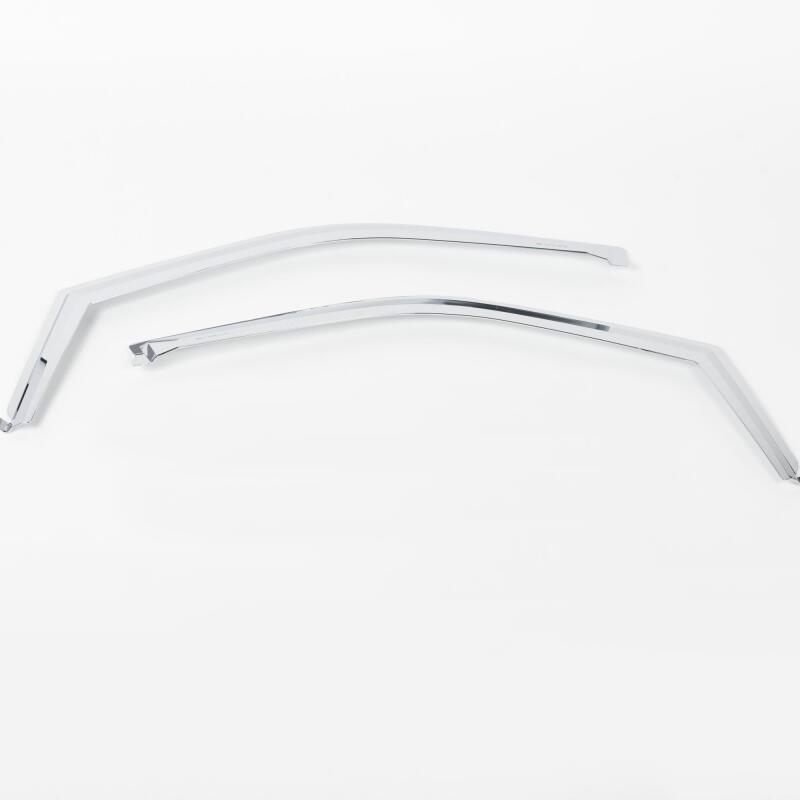 Ford F-350 Window Visors (2) - Front - Putco - Element Chrome - Chrome - `24-`27