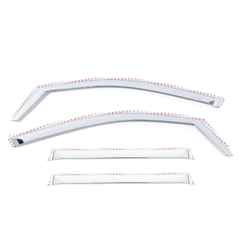 GMC Sierra Window Visors - Putco - Element In-Channel - Chrome - `07-`14