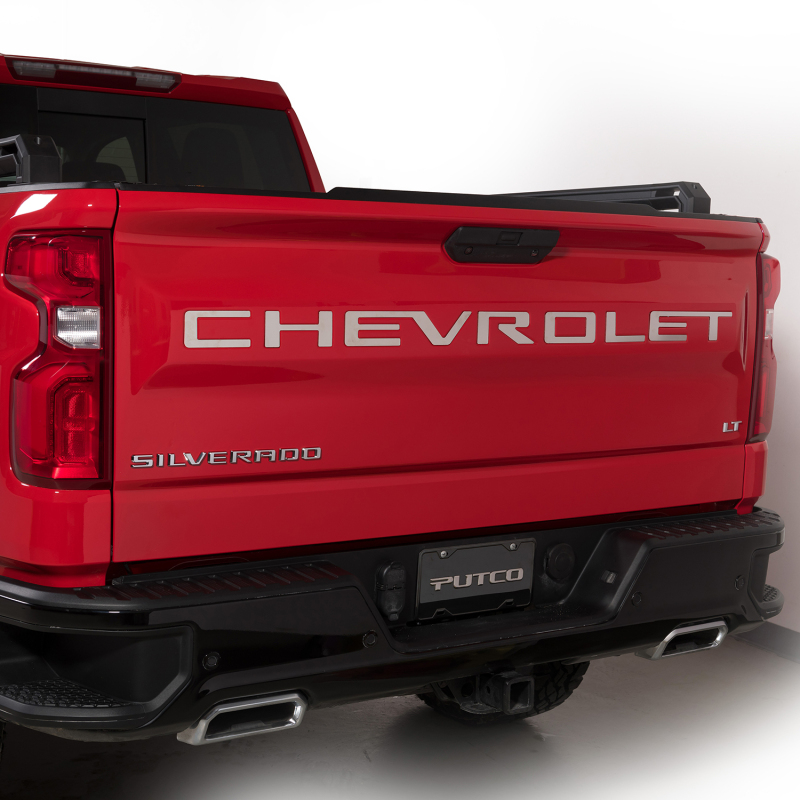 Chevrolet Silverado 2500/3500 Tailgate Letters - Putco - Stamped Lettering - `19-`26