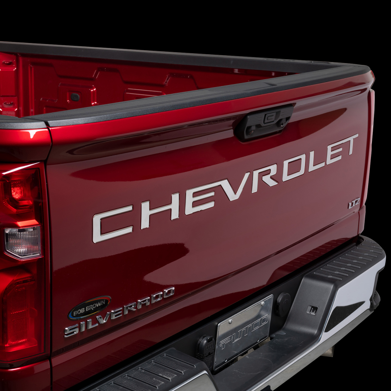 Chevrolet Silverado 2500/3500 Tailgate Letters - Putco - Stamped Lettering - `19-`26
