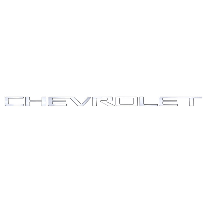 Chevrolet Silverado 2500/3500 Tailgate Letters - Putco - Stamped Lettering - `19-`26