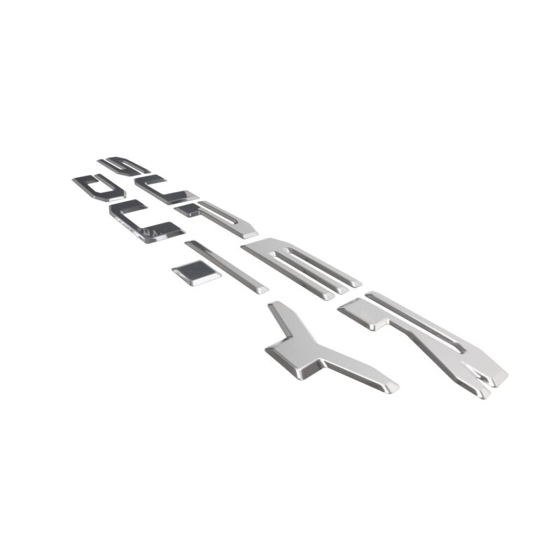 Ford F350 Lettering Emblems - Hood/Front - Putco - Stamped - Stainless Steel - `17-`22