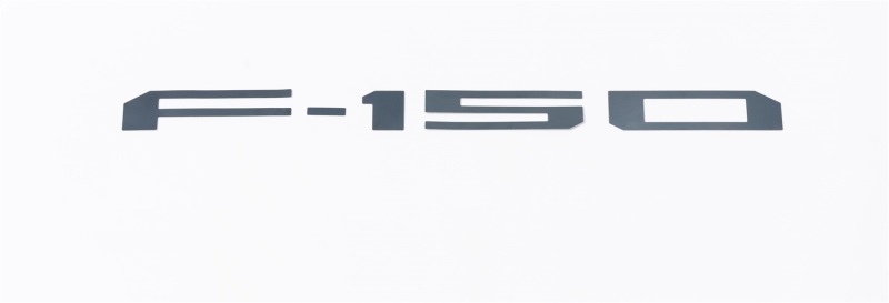 Ford F-150 Lettering Emblems - Rear - Putco - Cut Letters - Black Platinum - `18-`20
