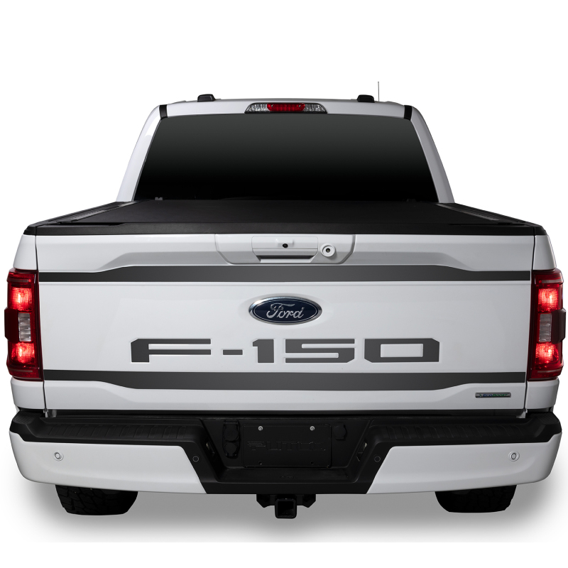 Ford F-150 Lettering Emblems - Rear - Putco - Cut Letters - Black Platinum - `18-`20