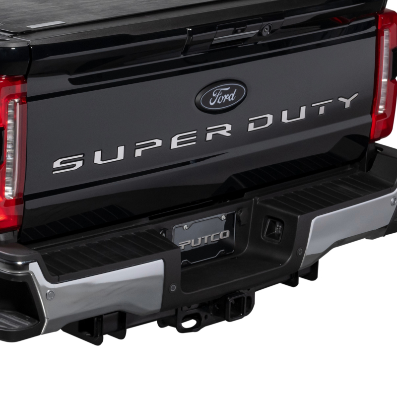 Ford F250 Lettering Emblems - Putco - Super Duty Tailgate - Stainless Steel - `23-`26