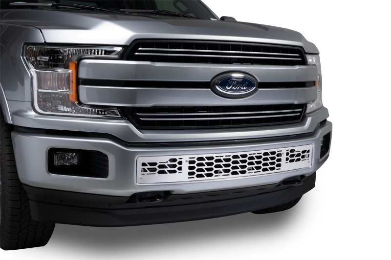 Ford F-150 Bumper Grille Inserts - Putco - Hex Shield - Polished Stainless Steel - `18-`20