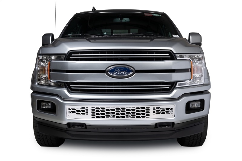 Ford F-150 Bumper Grille Inserts - Putco - Hex Shield - Polished Stainless Steel - `18-`20