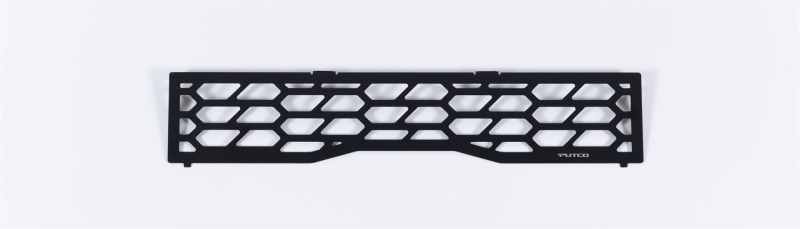 Ford F350 Bumper Grille Inserts - Putco - Hex Shield - Black Powder Coated - Black - `20-`22