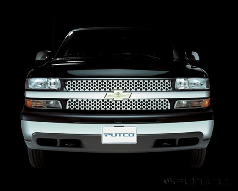Chevrolet Tahoe Grille Insert - Putco - Punch Stainless Steel - `00-`06 Chevrolet Tahoe Grille Insert - Putco - Punch Stainless Steel - `00-`06