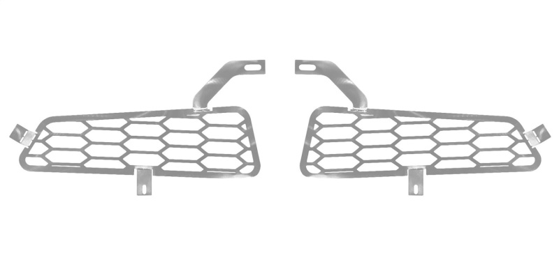 Ford F-150 Raptor Bumper Grille Inserts - Putco - Hex Style - Polished - `15-`20