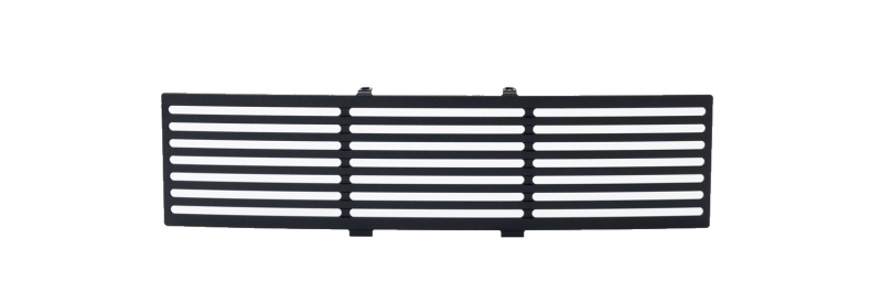 Ford F-150 Bumper Grille Inserts - Putco - Stainless Steel, Black Bar - Black - `11-`14