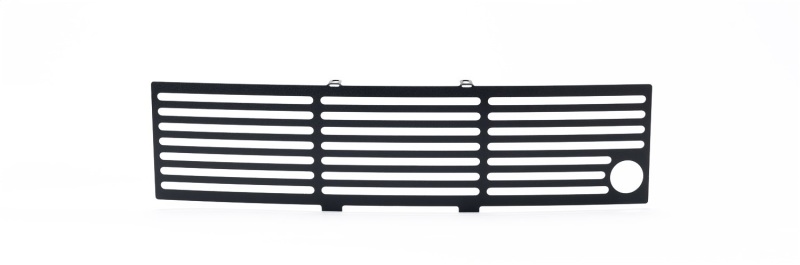 Ford F-150 Bumper Grille Insert - Putco - Black Bar w/ Heater Plug Opening - Black - `11-`14