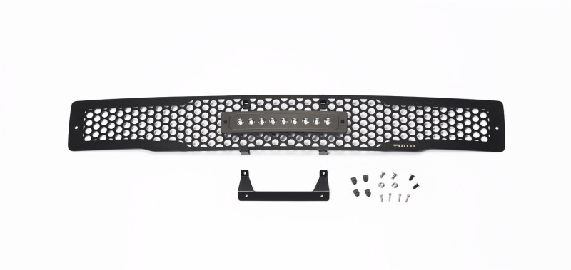 Ford F-150 Bumper Grille Insert - Putco - Punch Design w/ 10in Luminix Light Bar - Black - `15-`17 Ford F-150 Bumper Grille Insert - Putco - Punch Design w/ 10in Luminix Light Bar - Black - `15-`17