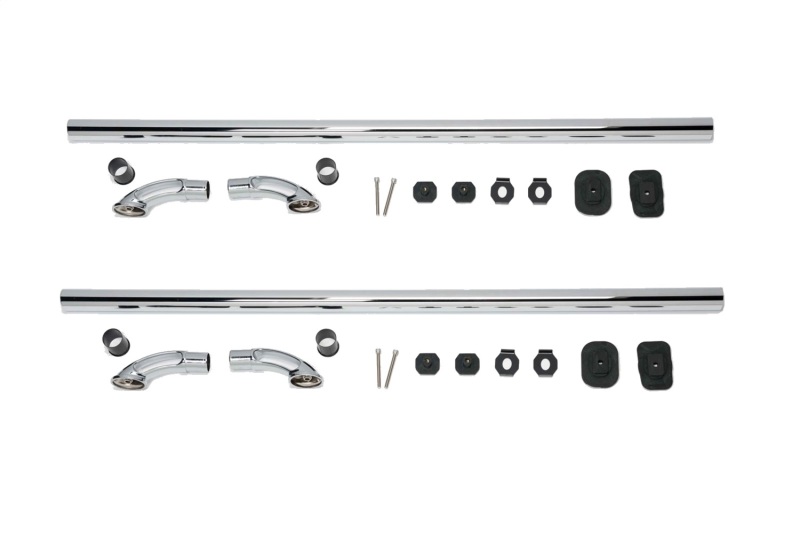 Ford F-150 Locker Side Rails - Putco - Stainless Steel - Black - `15-`23