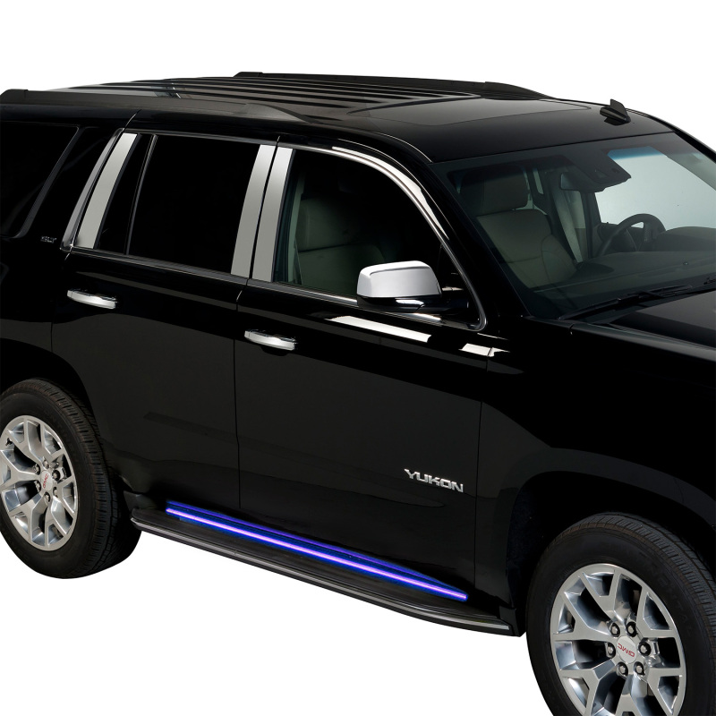 GMC Yukon XL E-Blade LED Rocker Kit - Putco - Blade Rocker Kits Sideliners - Red, White & Blue - `15-`23