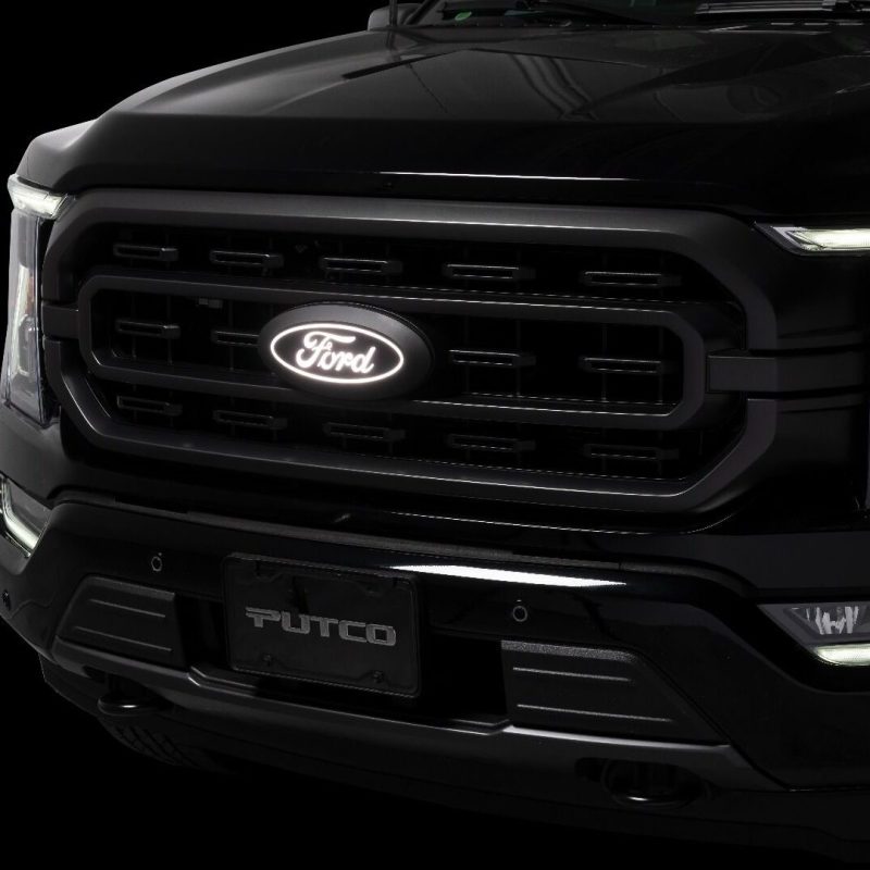 Ford F-150 LED Emblem - Front - Putco - Luminix - White - `15-`17