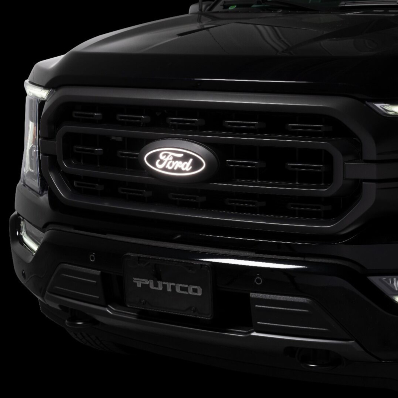Ford F-150 LED Emblem - Front - Putco - Luminix - White - `15-`17