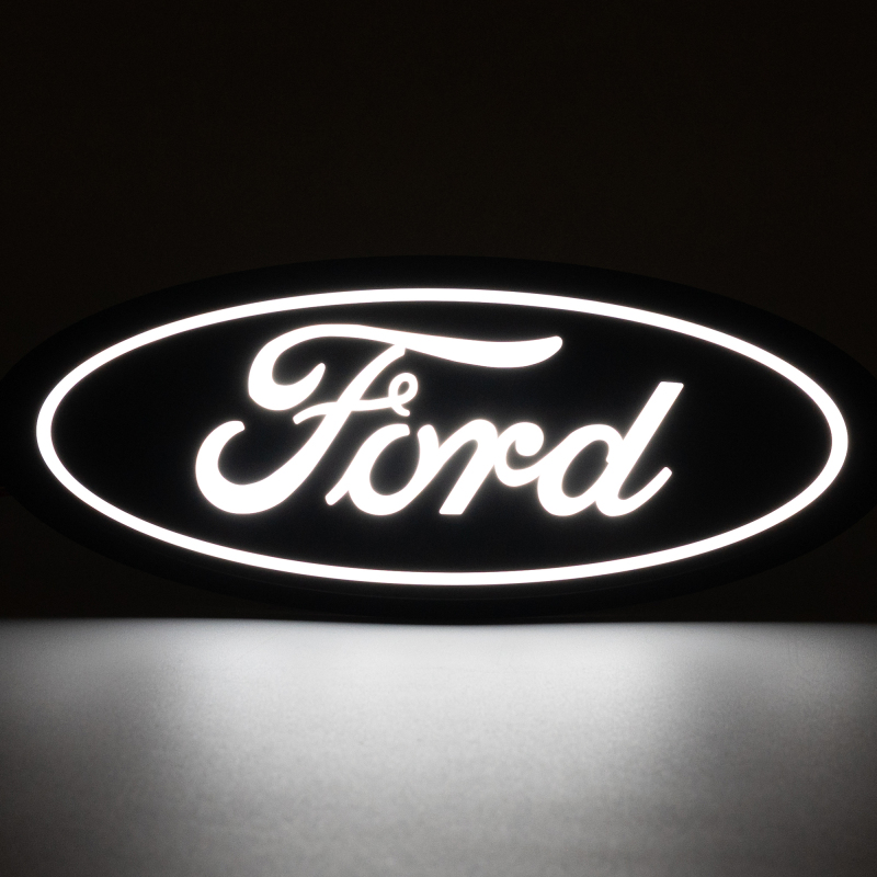 Ford F-150 LED Emblem - Front - Putco - Luminix - White - `15-`17