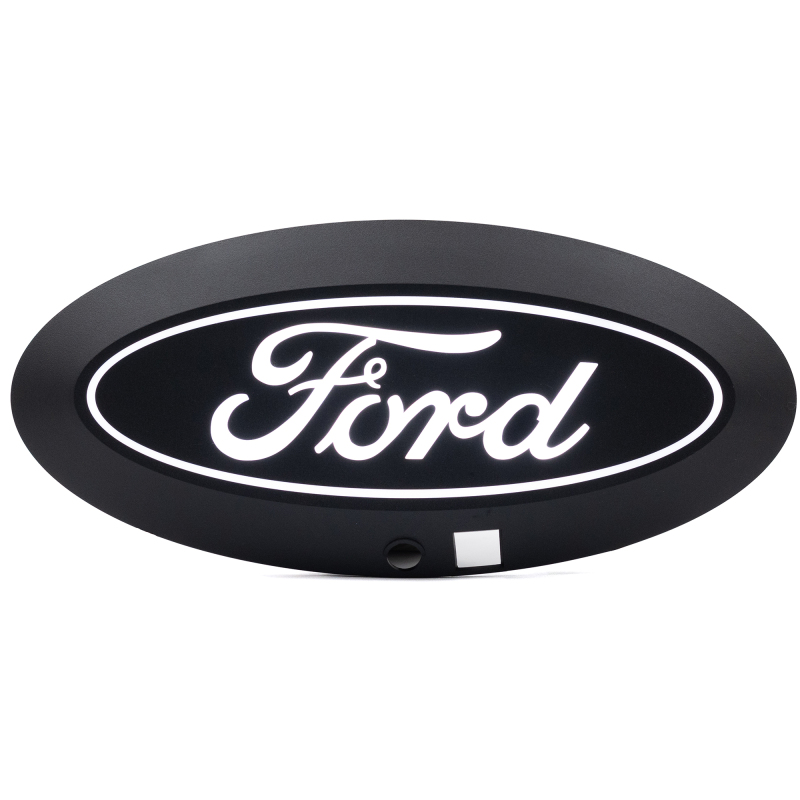 Ford Ranger LED Emblem - Front - Putco - Luminix - Matte Black - `23-`24