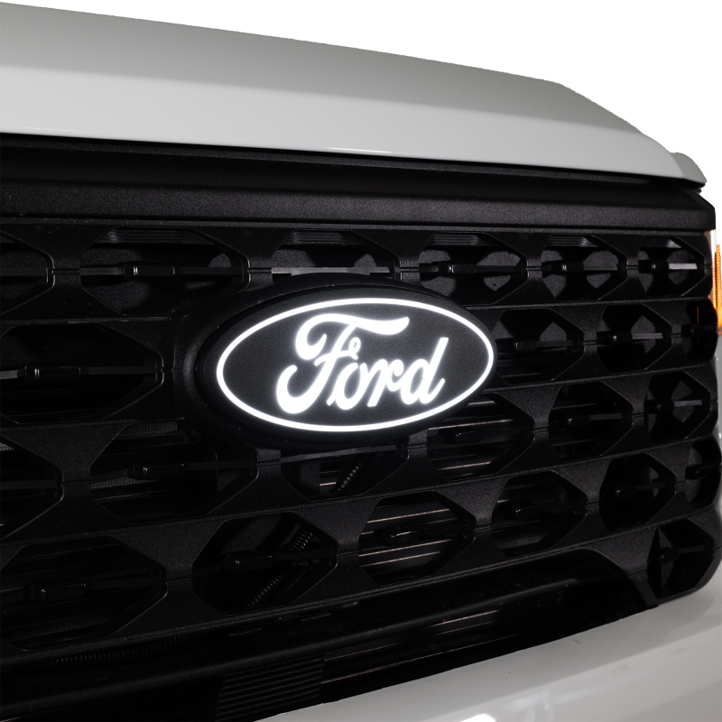 Ford Maverick LED Grille Emblems - Putco - Luminix LED - Matte Black - `25-`26 Ford Maverick LED Grille Emblems - Putco - Luminix LED - Matte Black - `25-`26