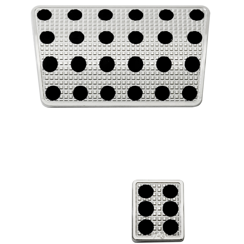 Jeep Wrangler Pedal Pad Set - Putco - Liquid Billet Track Design - `07-`18