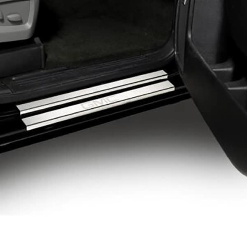 GMC Sierra 1500 Door Sills - Putco - GMC Etching - Stainless Steel - `14-`19