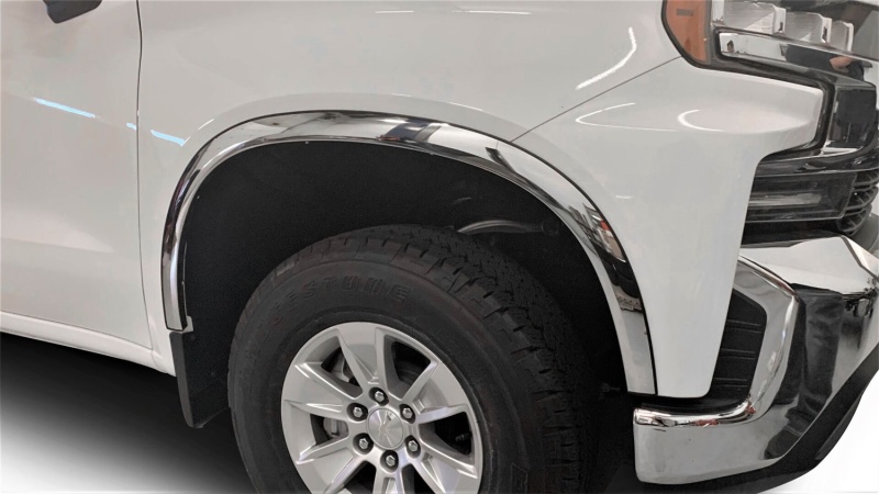 Chevrolet Silverado 1500 Fender Trim - Putco - Polished Stainless steel or Black platinum - `19-`26