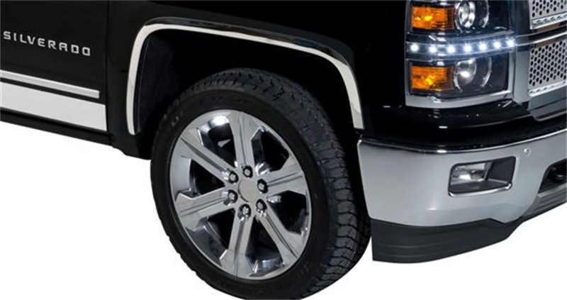 Chevrolet Silverado 1500 Fender Trim - Putco - Stainless Steel - `14-`15