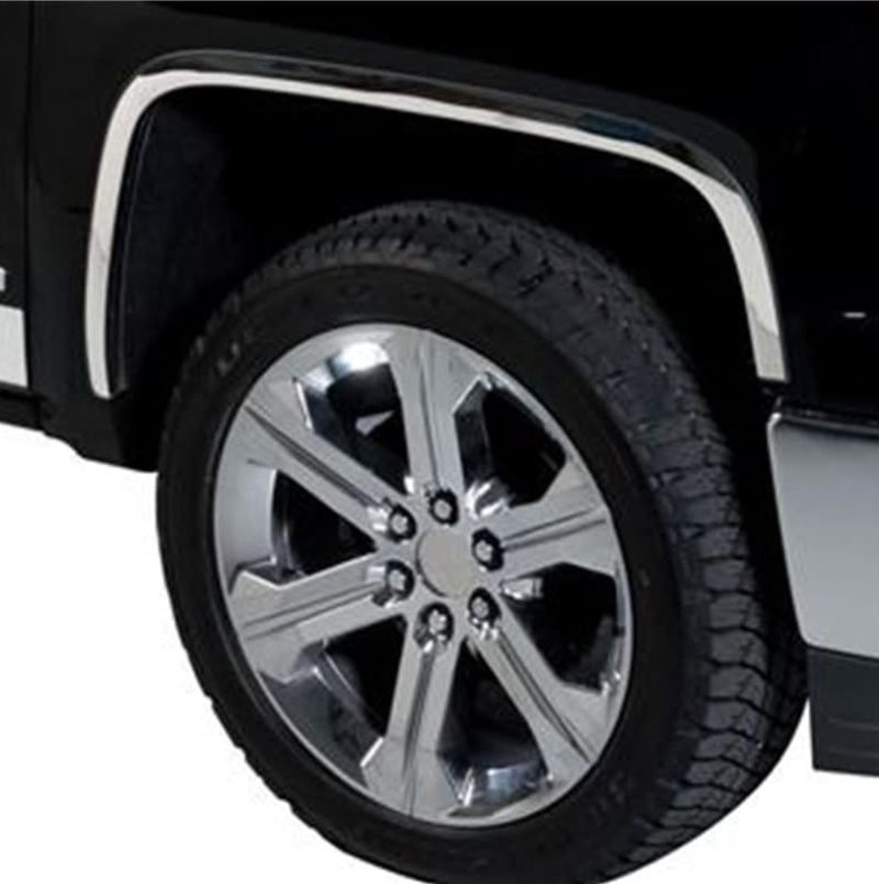 Chevrolet Silverado 1500 Fender Trim - Putco - Stainless Steel - `14-`15