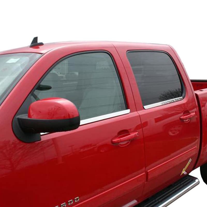 Chevrolet Silverado Window Trim Accents - Putco - Chrome - `14-`18