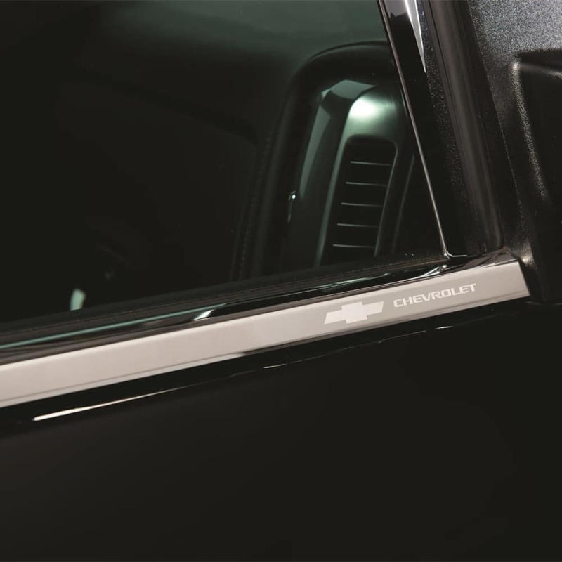 Chevrolet Silverado Window Trim Accents - Putco - Stainless Steel - `14-`19