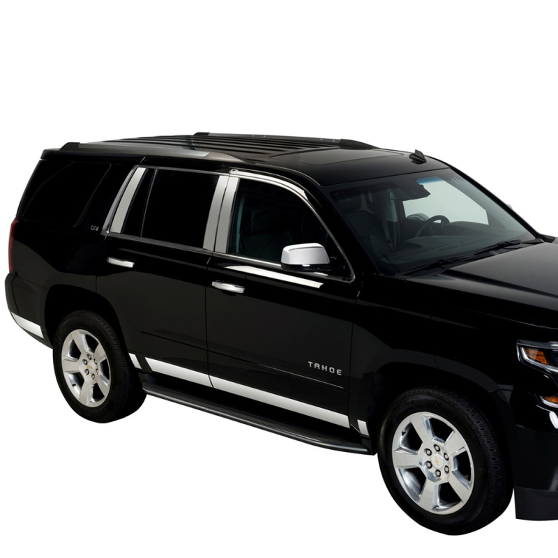 Chevrolet Suburban Steel Rocker Panels - Putco - Premium Stainless Steel - `15-`20