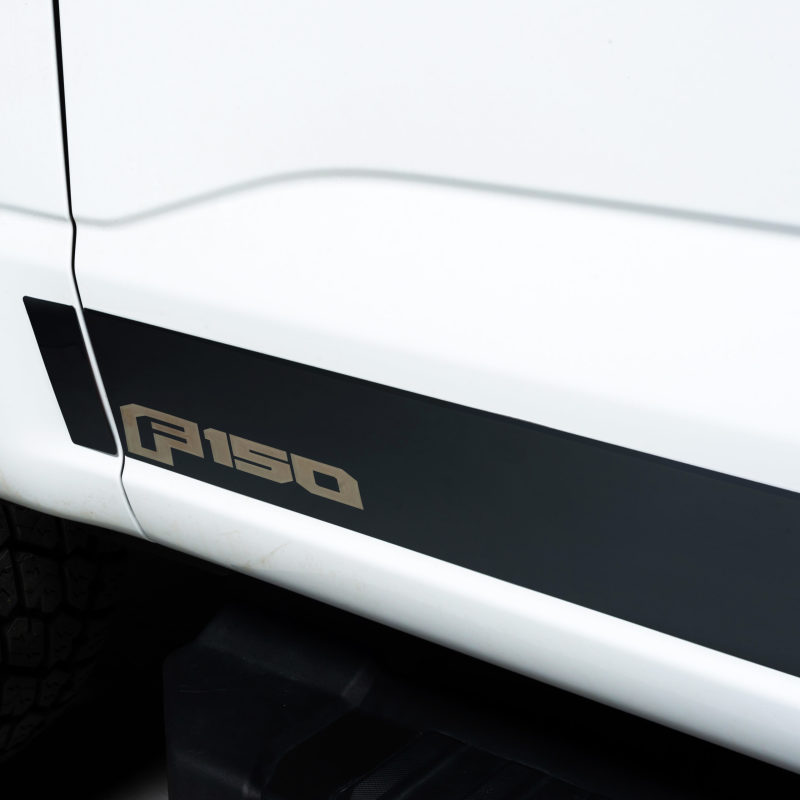 Ford F-150 Rocker Panels - Putco - Platinum - Black - `15-`20