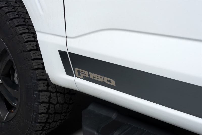 Ford F-150 Rocker Panels - Putco - Platinum - Black - `21-`26 Ford F-150 Rocker Panels - Putco - Platinum - Black - `21-`26