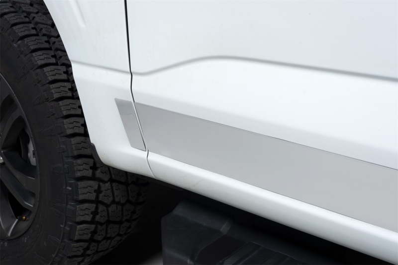Ford F-150 Steel Rocker Panels - Putco - 4.25in Tall 12pcs - Stainless Steel - `21-`26 Ford F-150 Steel Rocker Panels - Putco - 4.25in Tall 12pcs - Stainless Steel - `21-`26