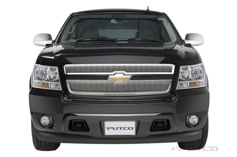 Chevrolet Suburban Mesh Grille - Putco - Liquid - Chrome - `07-`14 Chevrolet Suburban Mesh Grille - Putco - Liquid - Chrome - `07-`14