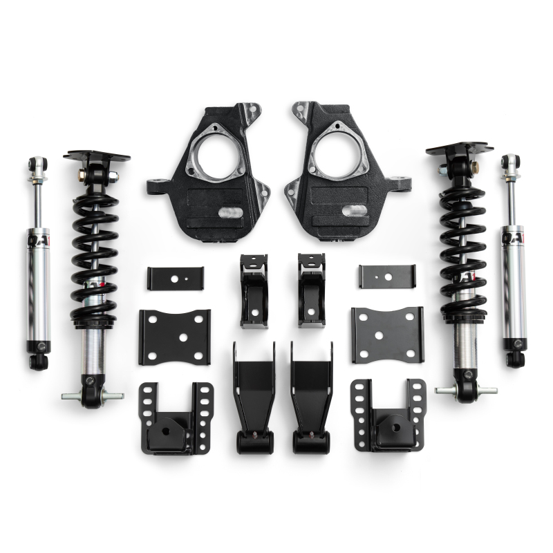 GMC Sierra 1500 Coilover Suspension Kit - QA1 - Single Adjustable w/ Drop Spindles - `07-`13