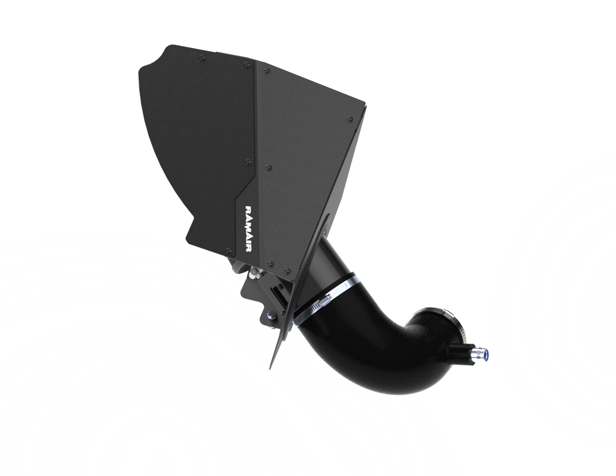 BMW M440i Performance Air Intake - Ramair - Foam Filter + Carbon Fiber Heatshield Lid - Black, Carbon Fiber - 3.0L B58 - 2021+