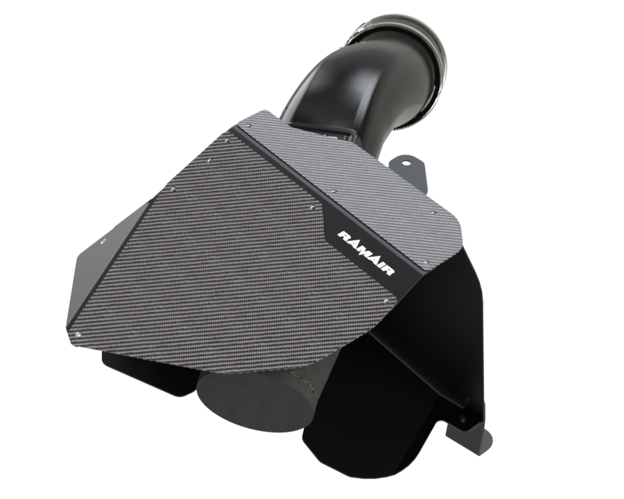BMW 1 Series Performance Air Intake - Ramair - Foam Filter + Carbon Fiber Lid - Black/Carbon Fiber - 2.0L B48 - 2024+