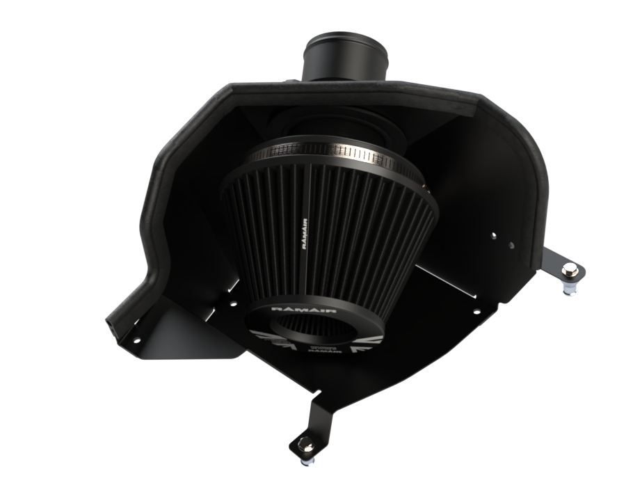 Ford Focus Performance Air Intake - Ramair - Stage 1 Cold Air, Heat Shield - Black - 1.0L EcoBoost - 2018+