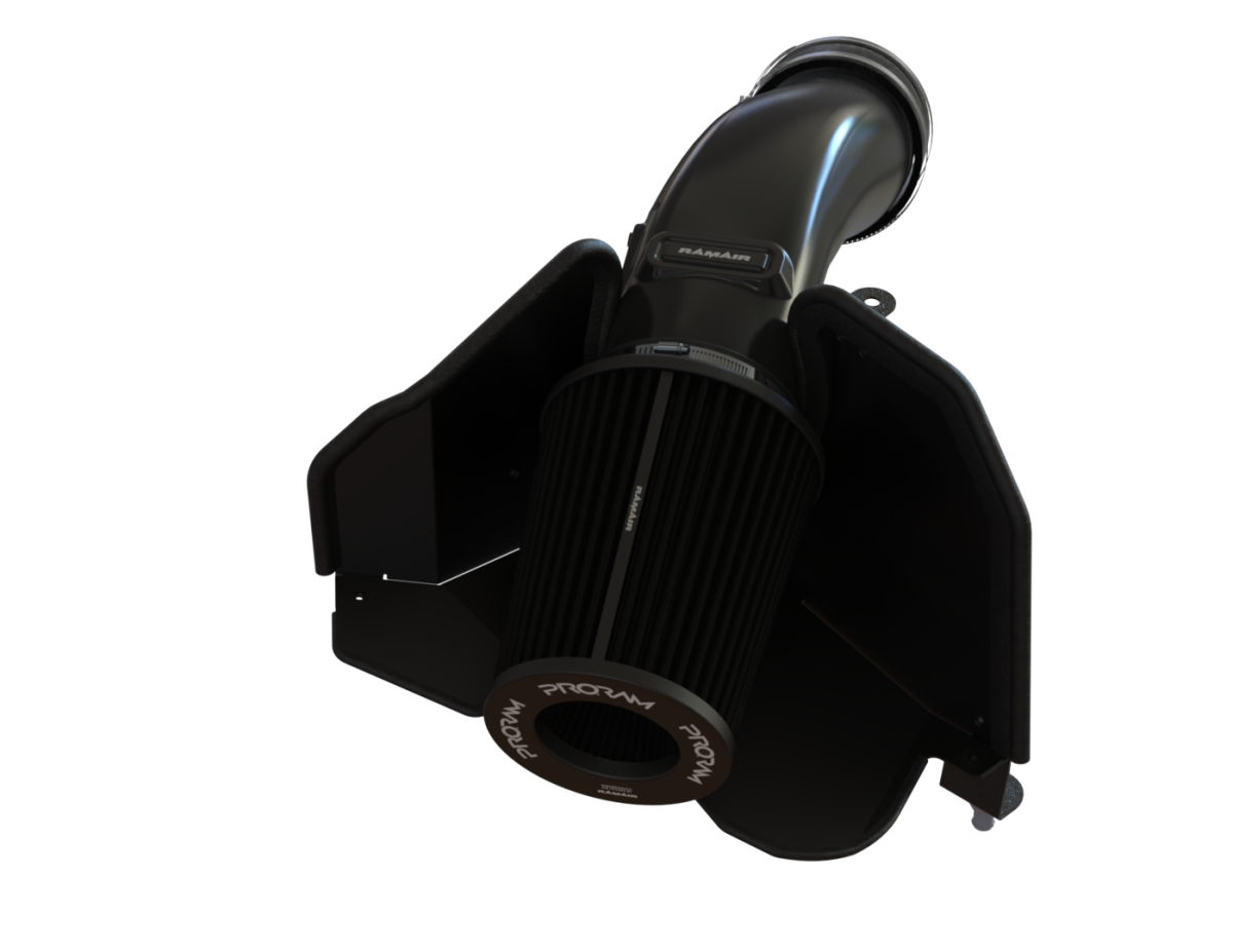 BMW 1 Series Performance Air Intake - Ramair - Pleated Filter + Rotomolded Pipe + Heatshield - Black - B48 2.0i BMW 1 Series Performance Air Intake - Ramair - Pleated Filter + Rotomolded Pipe + Heatshield - Black - B48 2.0i